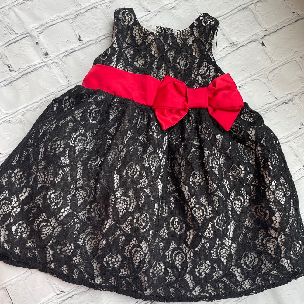 Heirlooms by Polly Flinders Lace Overlay Dress